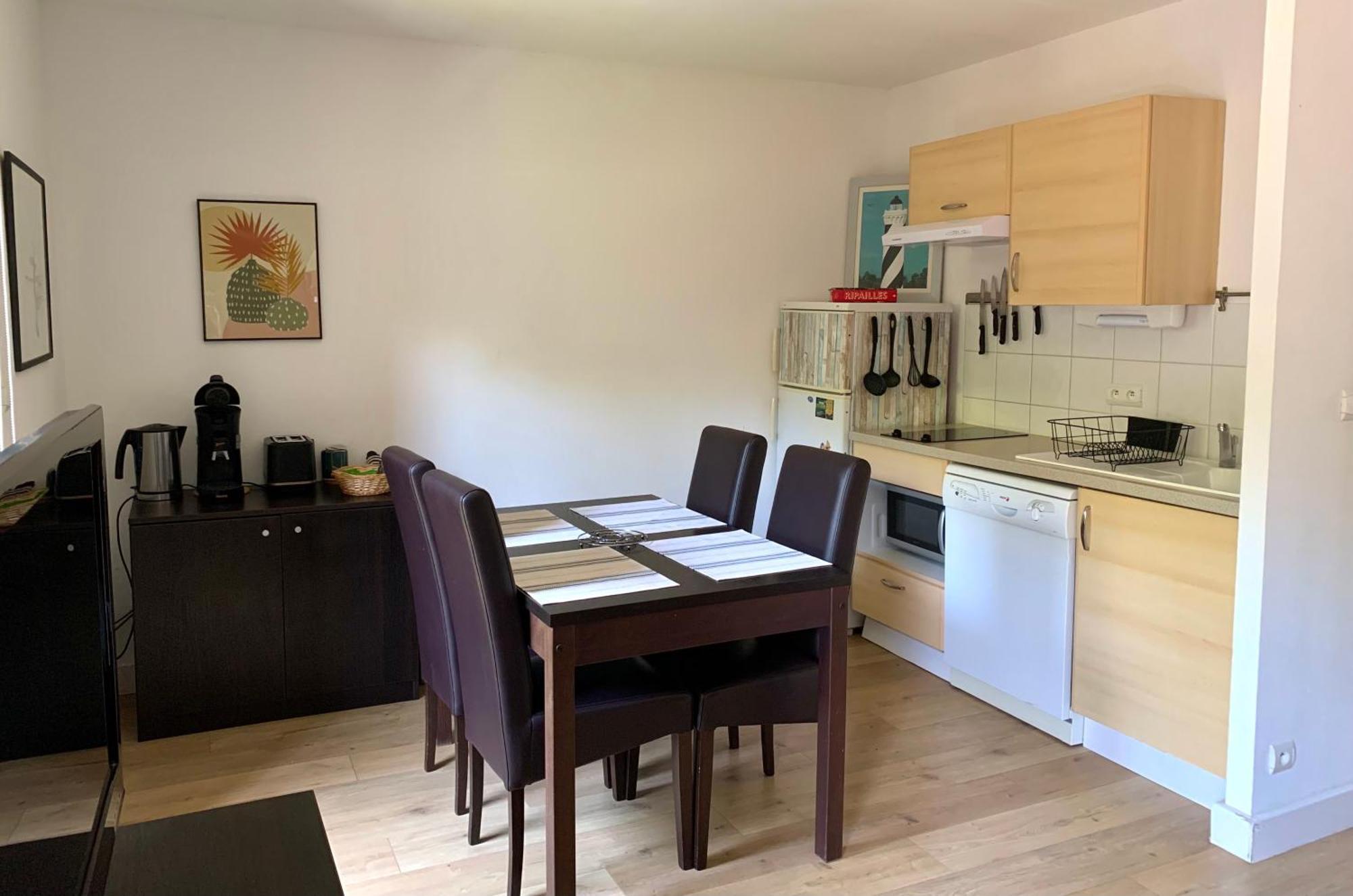 Bel Appartement Cosy Dans Residence Avec Piscine 5 Minutes Plage 메상주 외부 사진